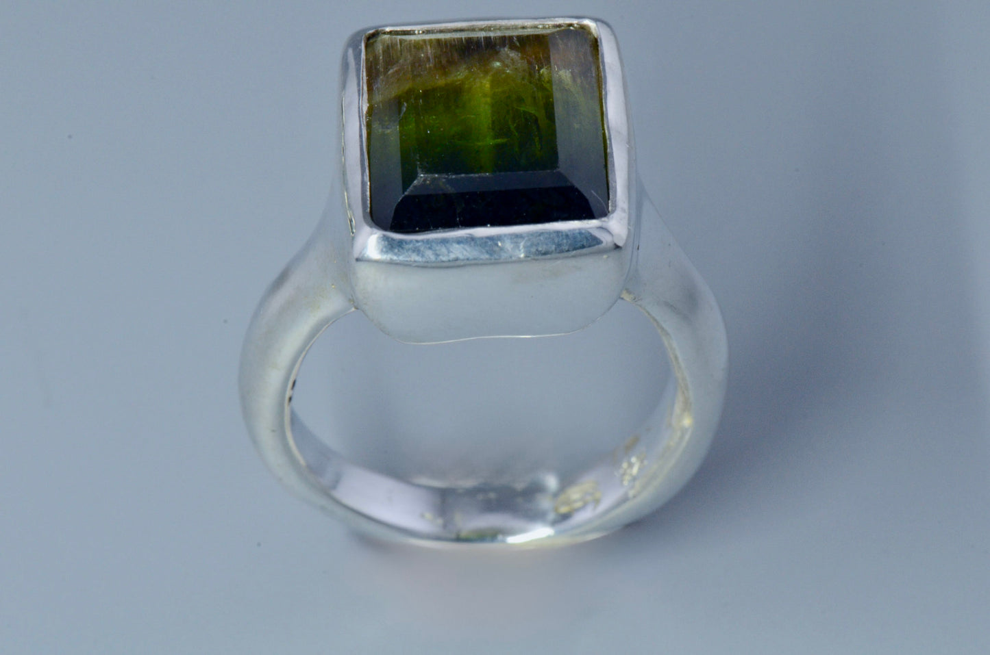 Bicolor Tourmaline - Organic Ring