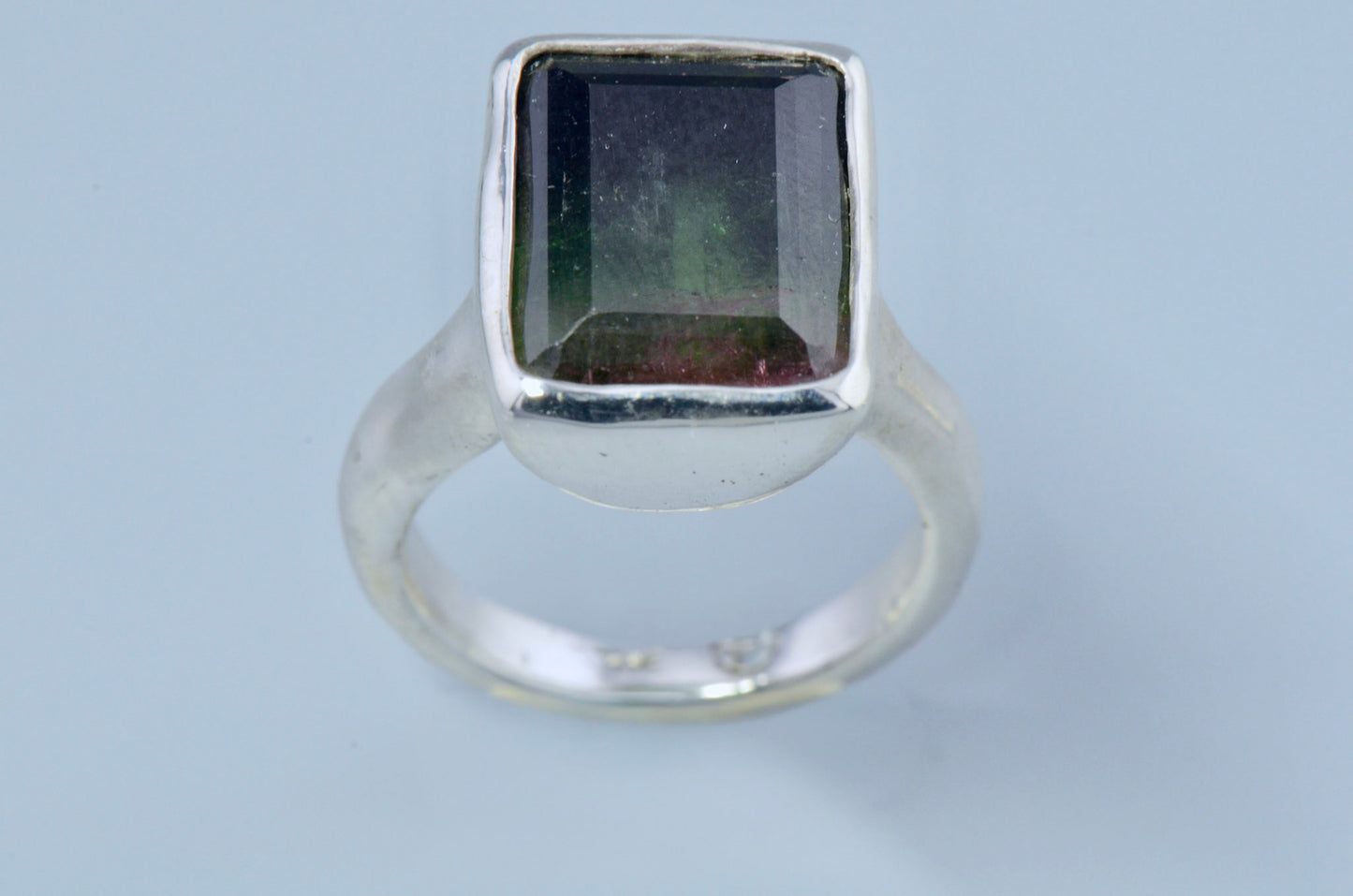 Bicolor Tourmaline - Organic Ring