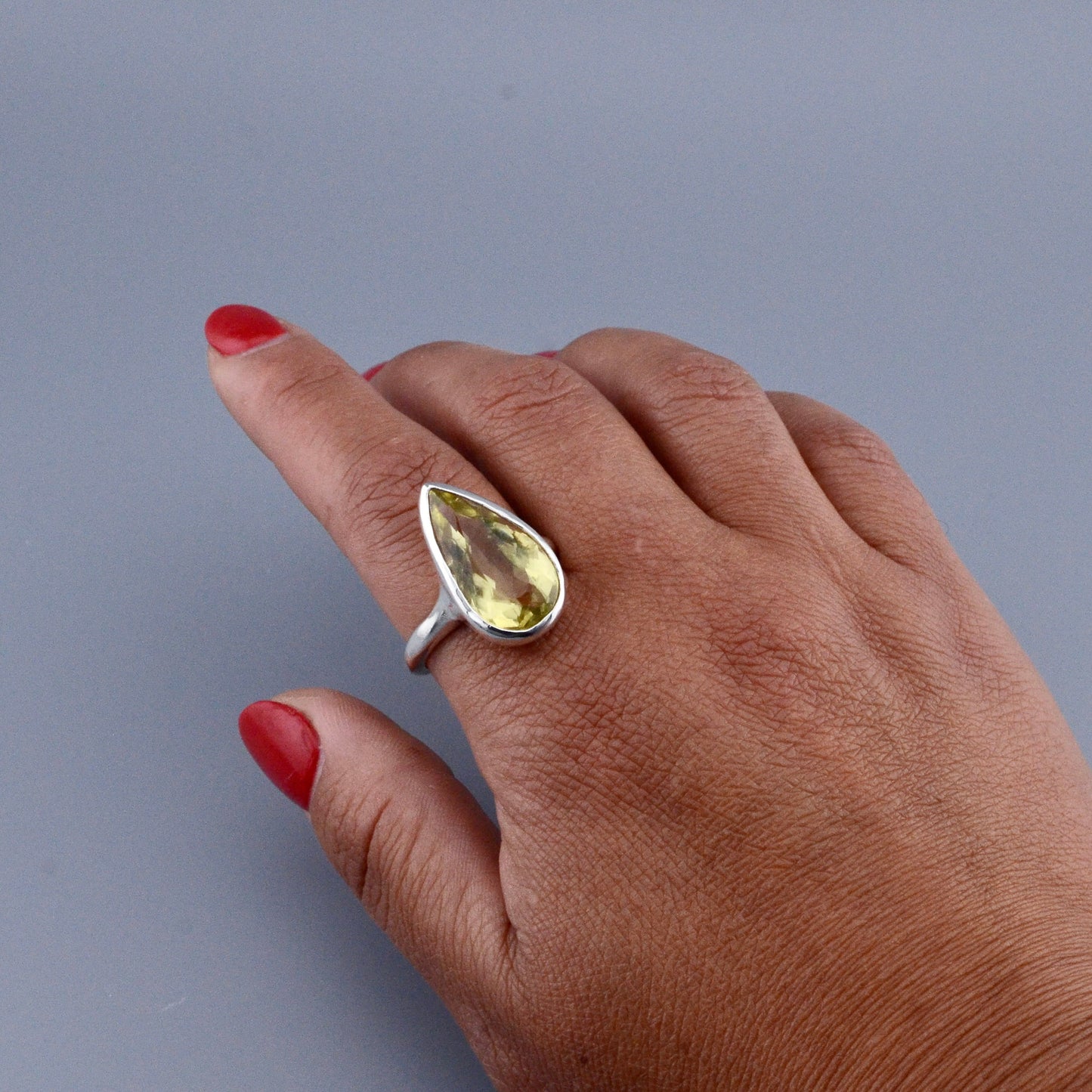 Citrine Organic Ring