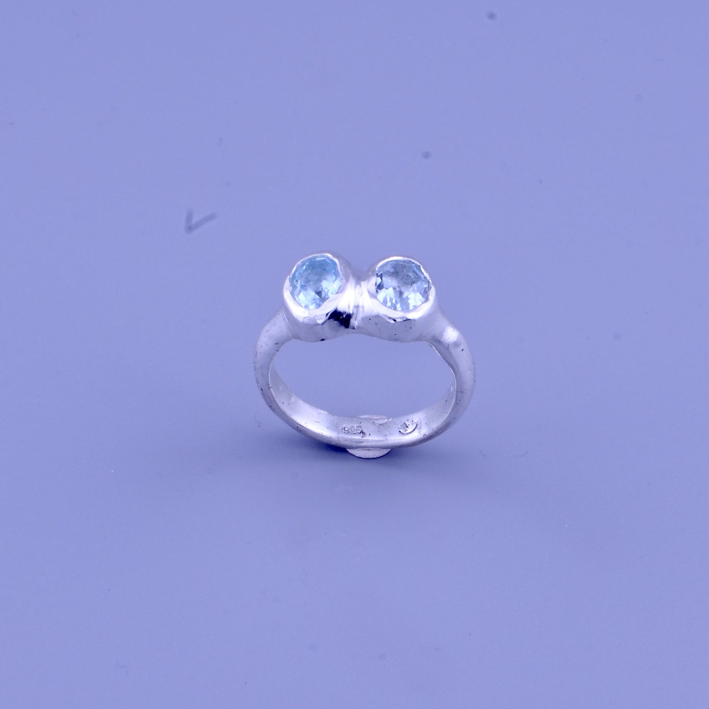 Blue Topaz Ring - Organic