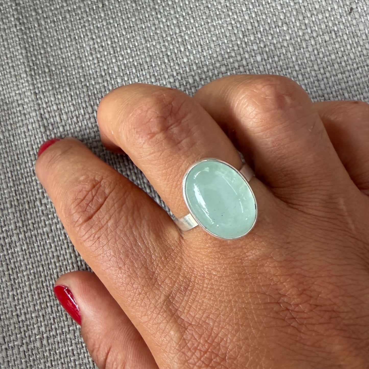 Aquamarine Ring - Oval