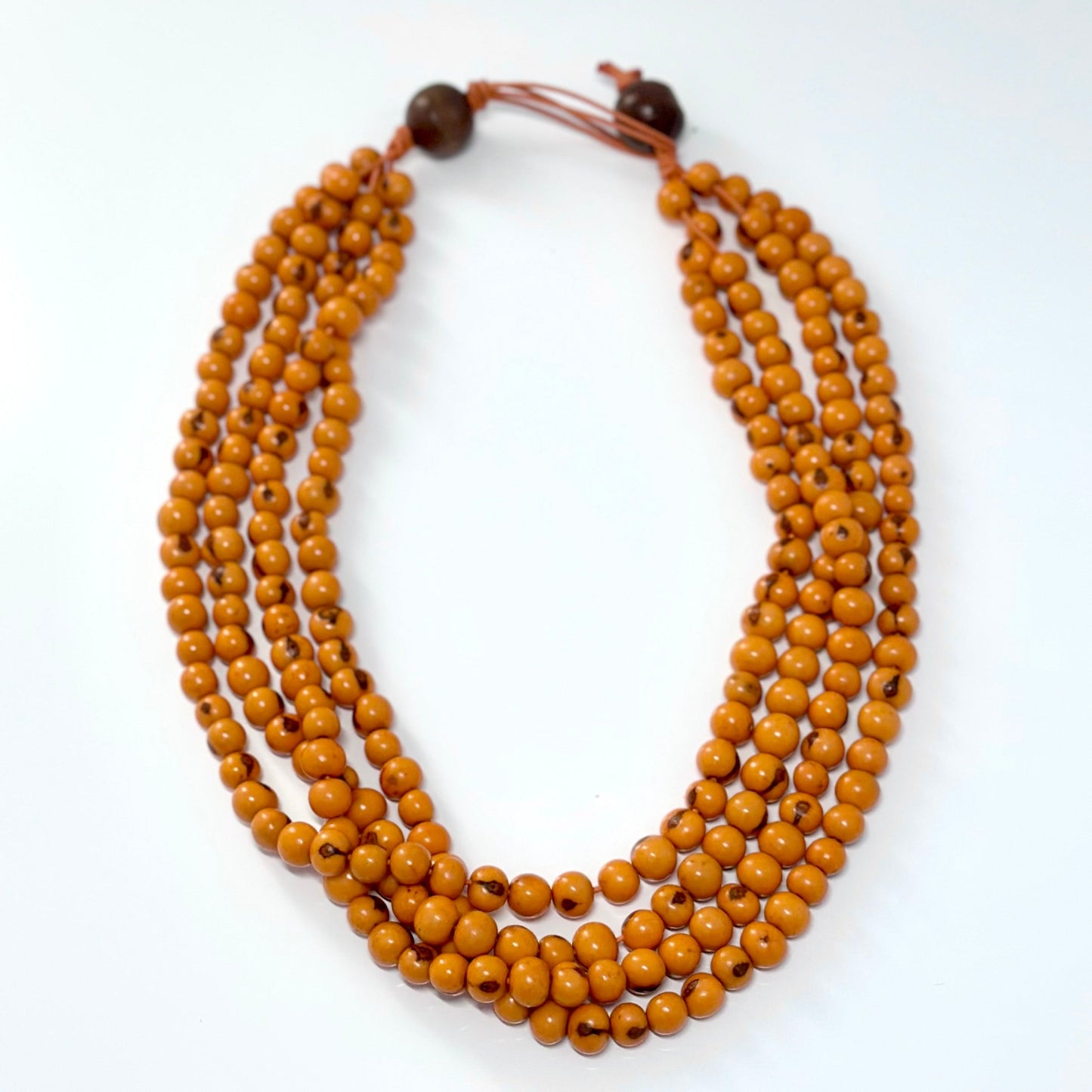 Orange - 4 strands Açai Necklace