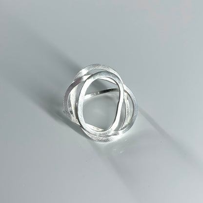Sterling Silver Flower Ring 2