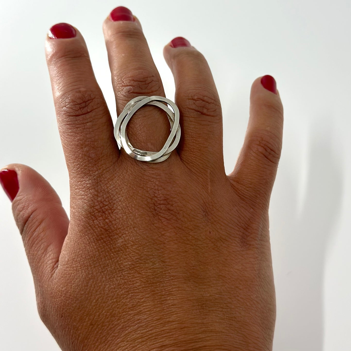 Sterling Silver Flower Ring 2