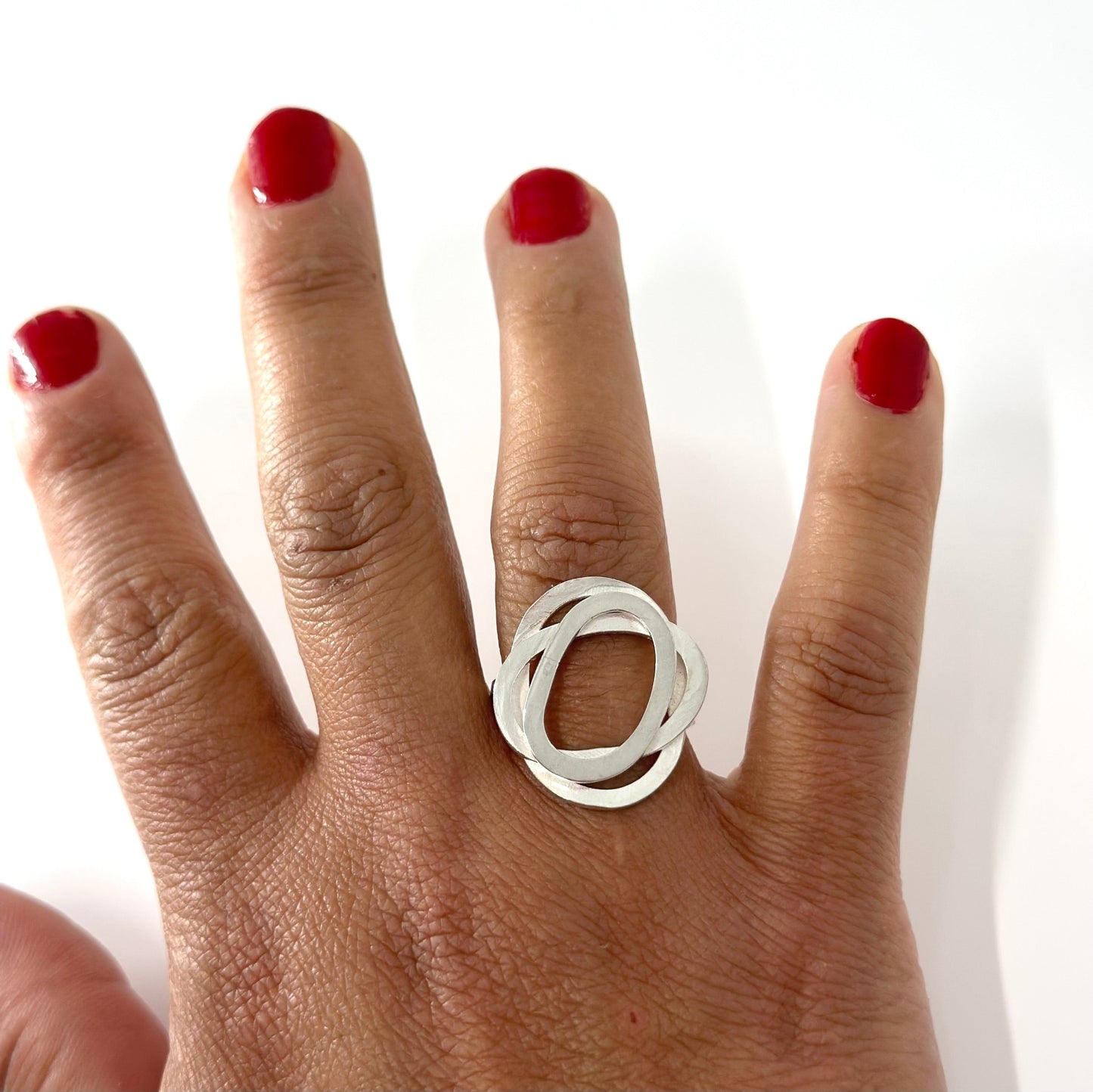 Sterling Silver Flower Ring