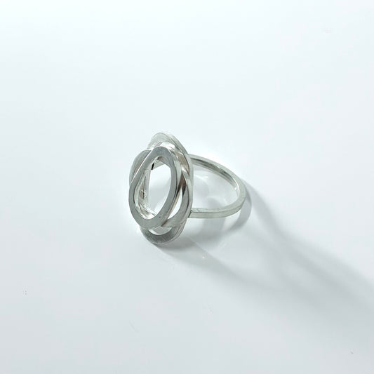 Sterling Silver Flower Ring