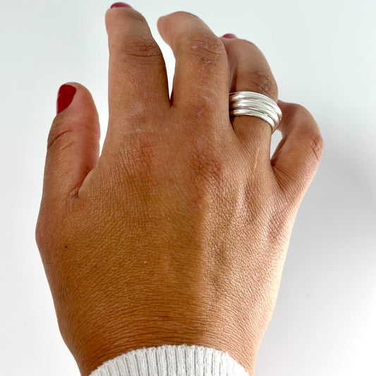 Sterling Silver Nest Ring