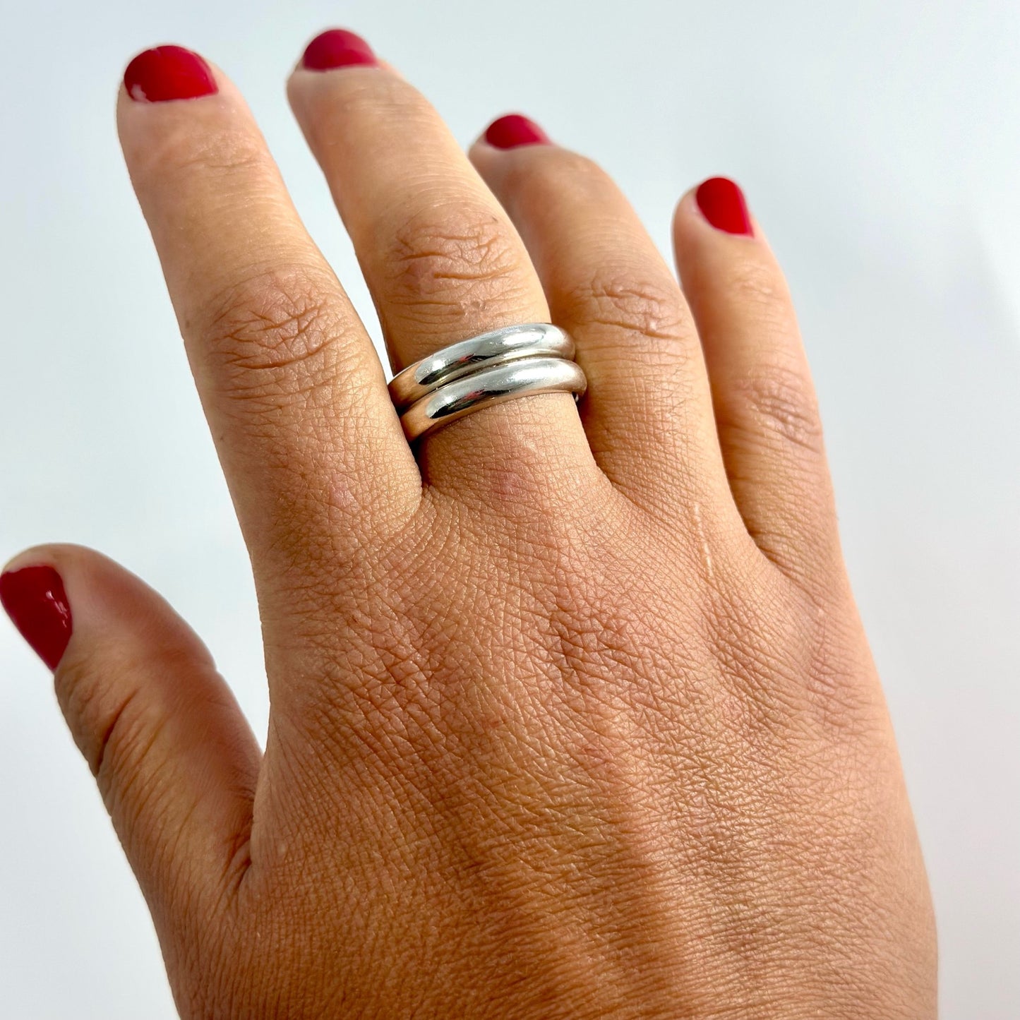 Thick half round Ring