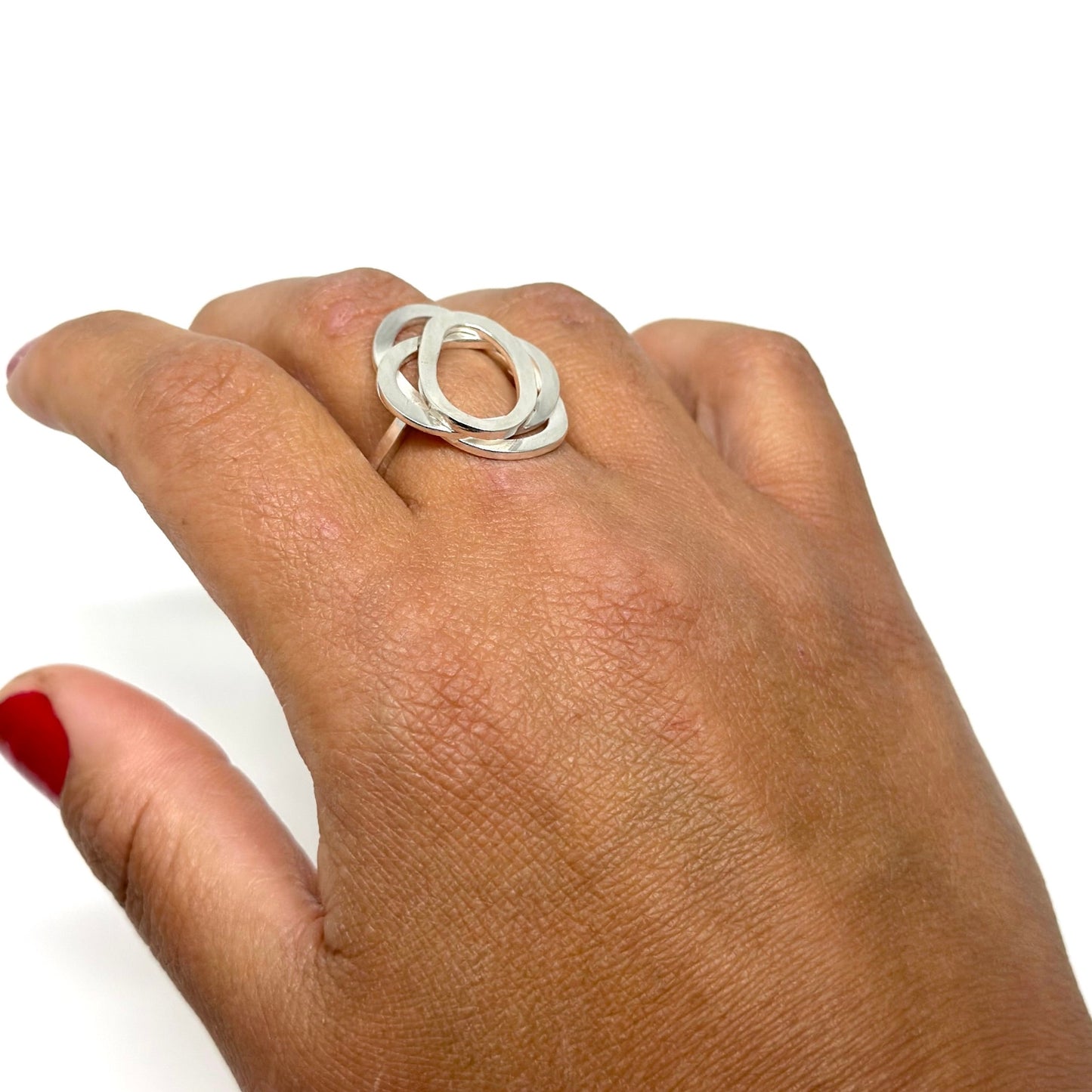 Sterling Silver Flower Ring