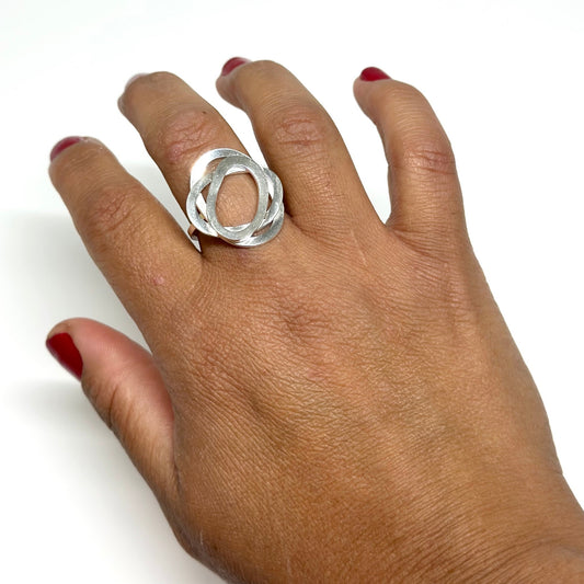 Sterling Silver Flower Ring