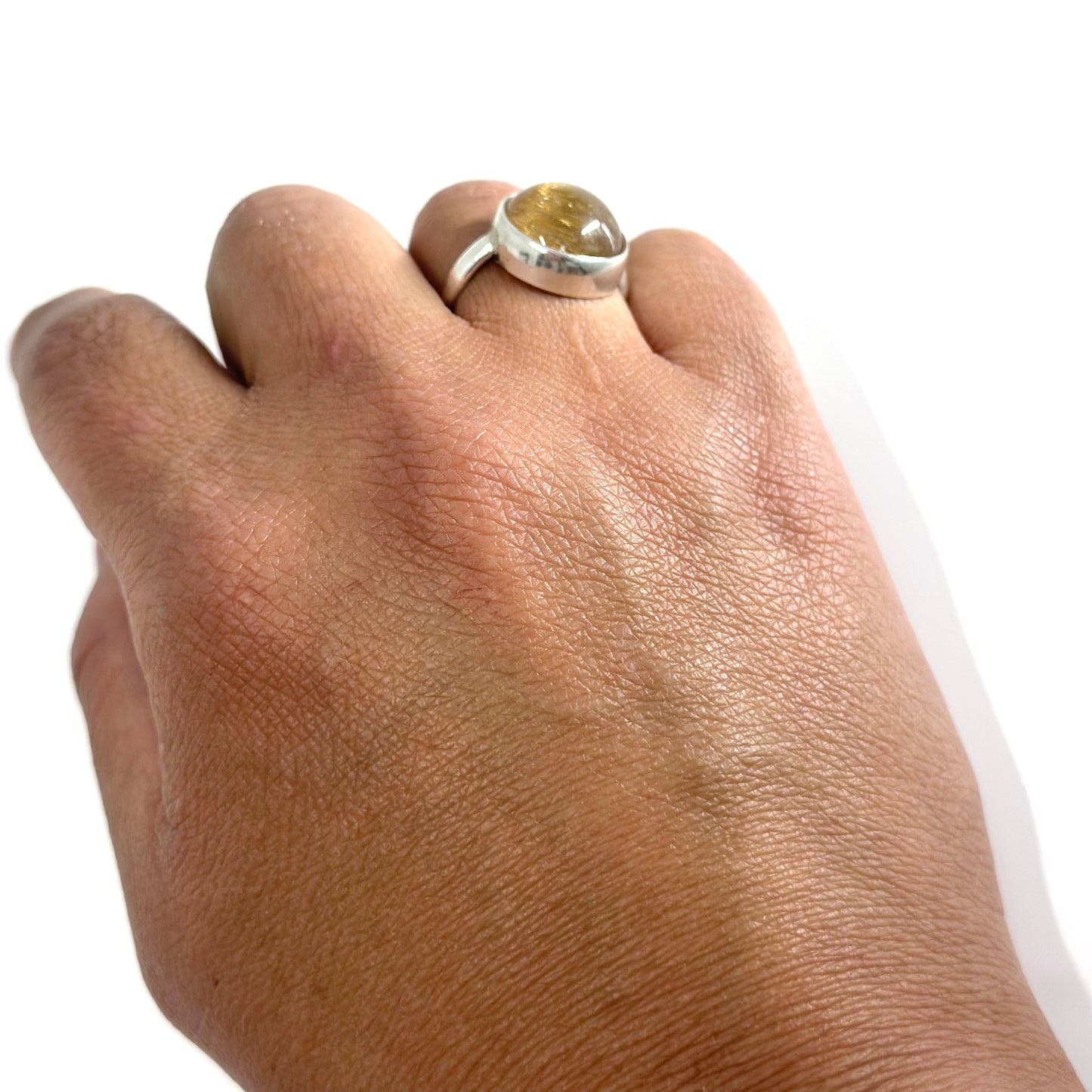 Rutilated Quartz Ring