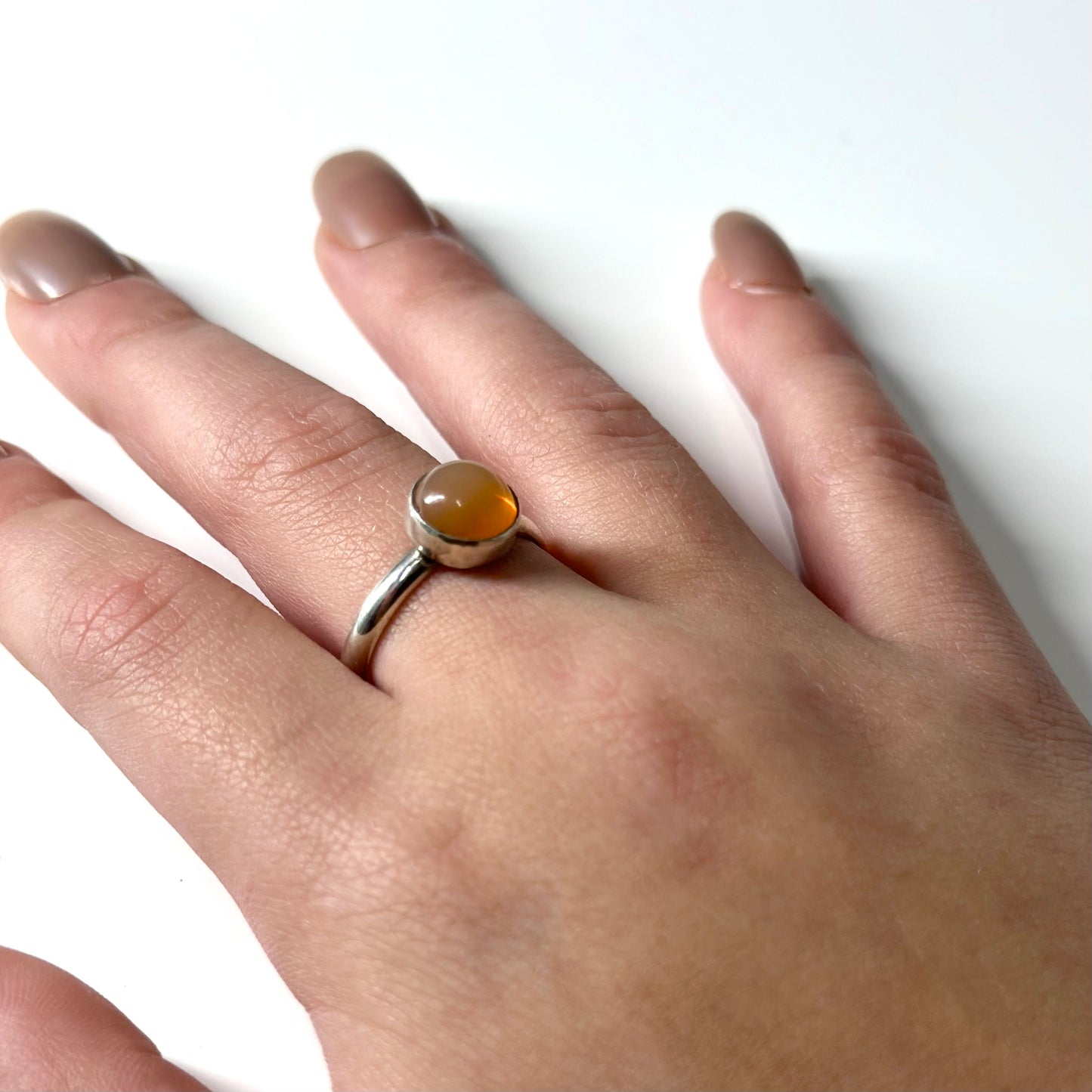 Fire Opal Ring