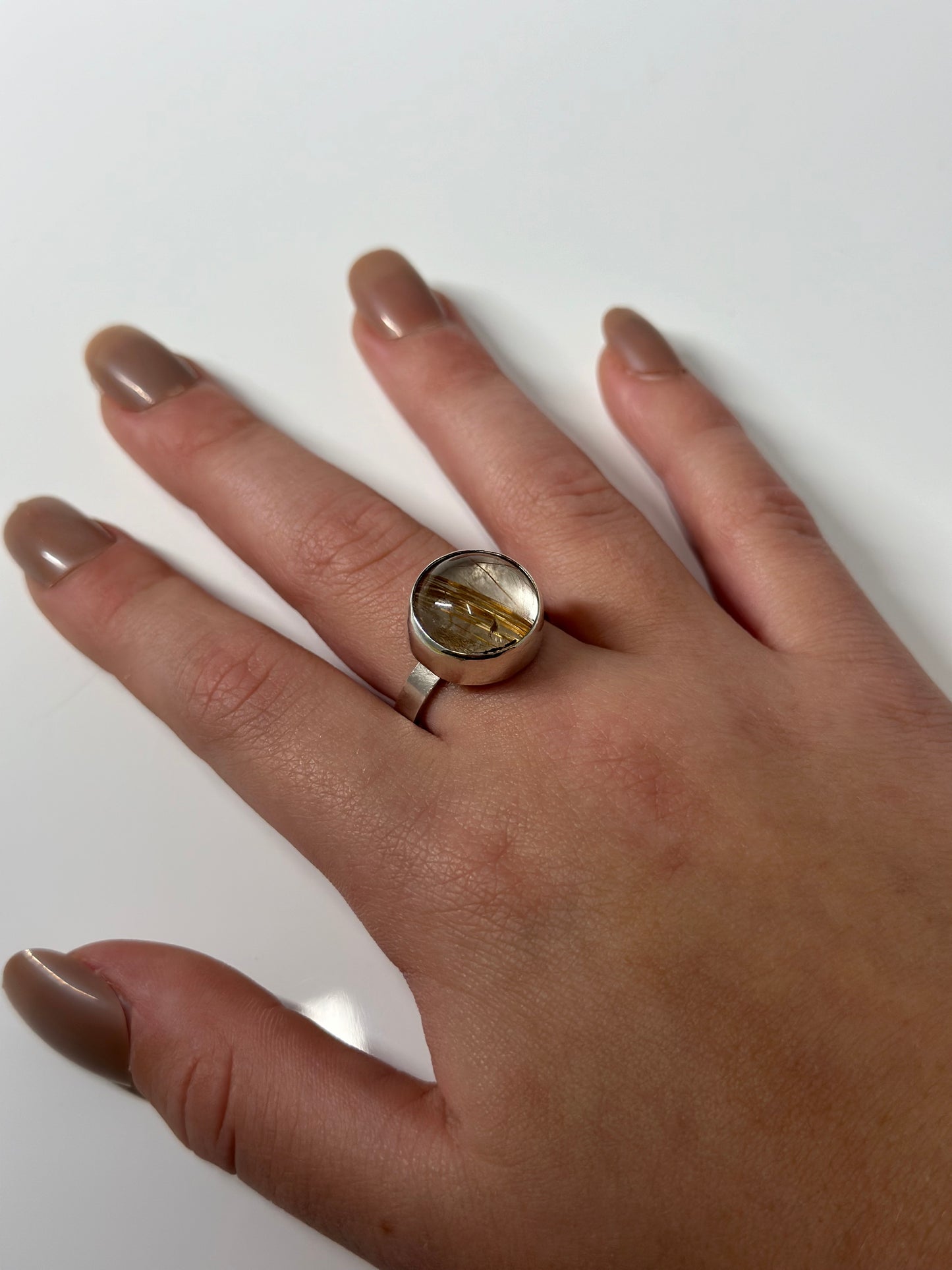 Rutilated Quartz Ring #2