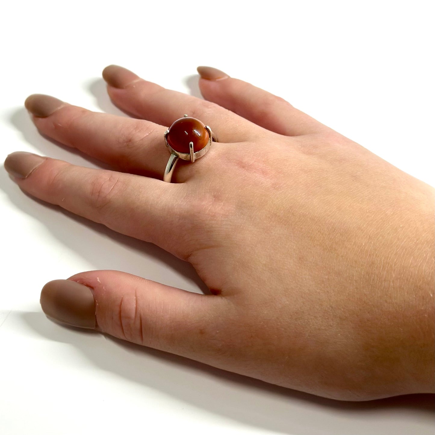 Crown Carnelian  Ring