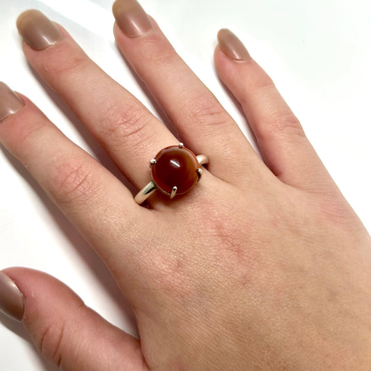 Crown Carnelian  Ring