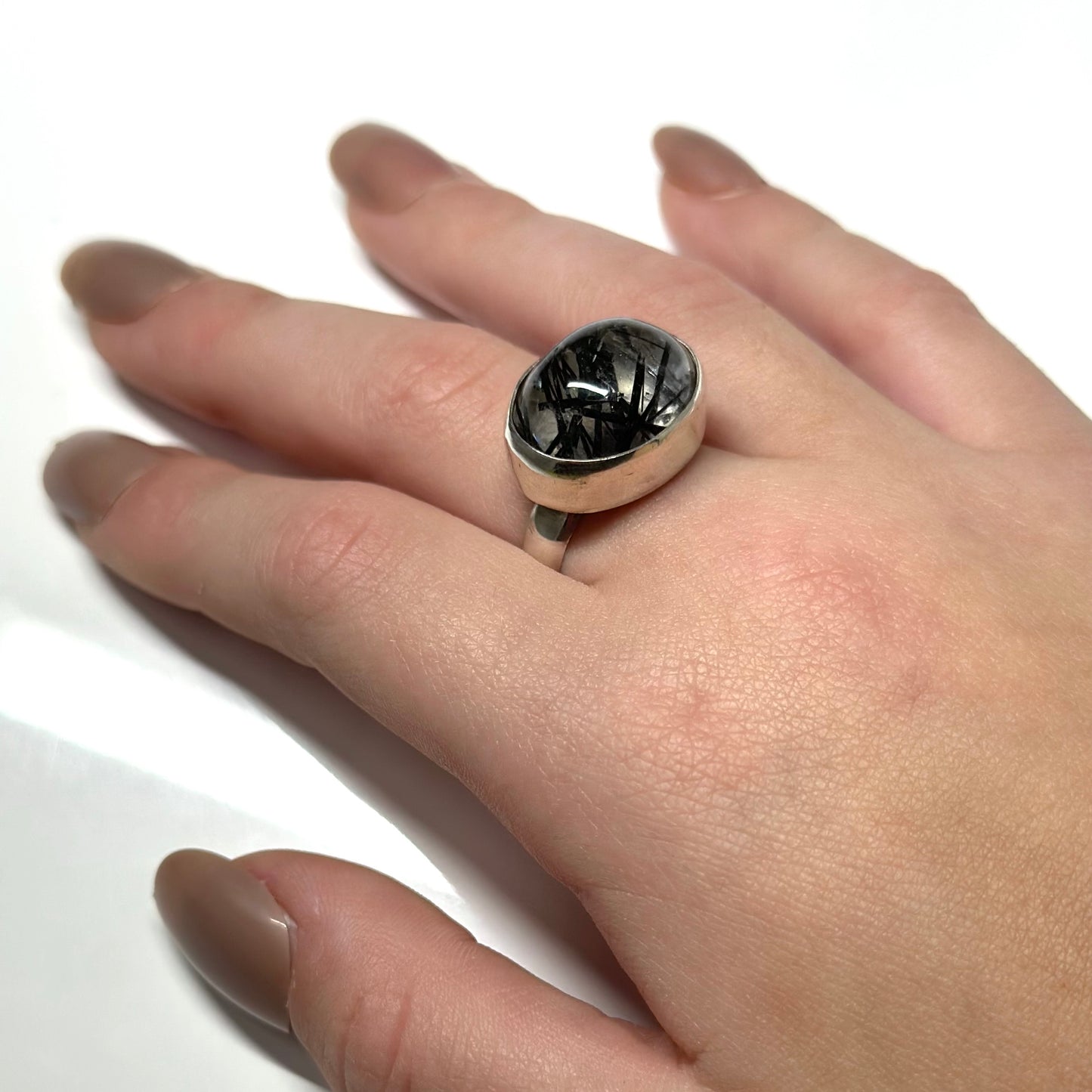 Turmalated Quartz Ring