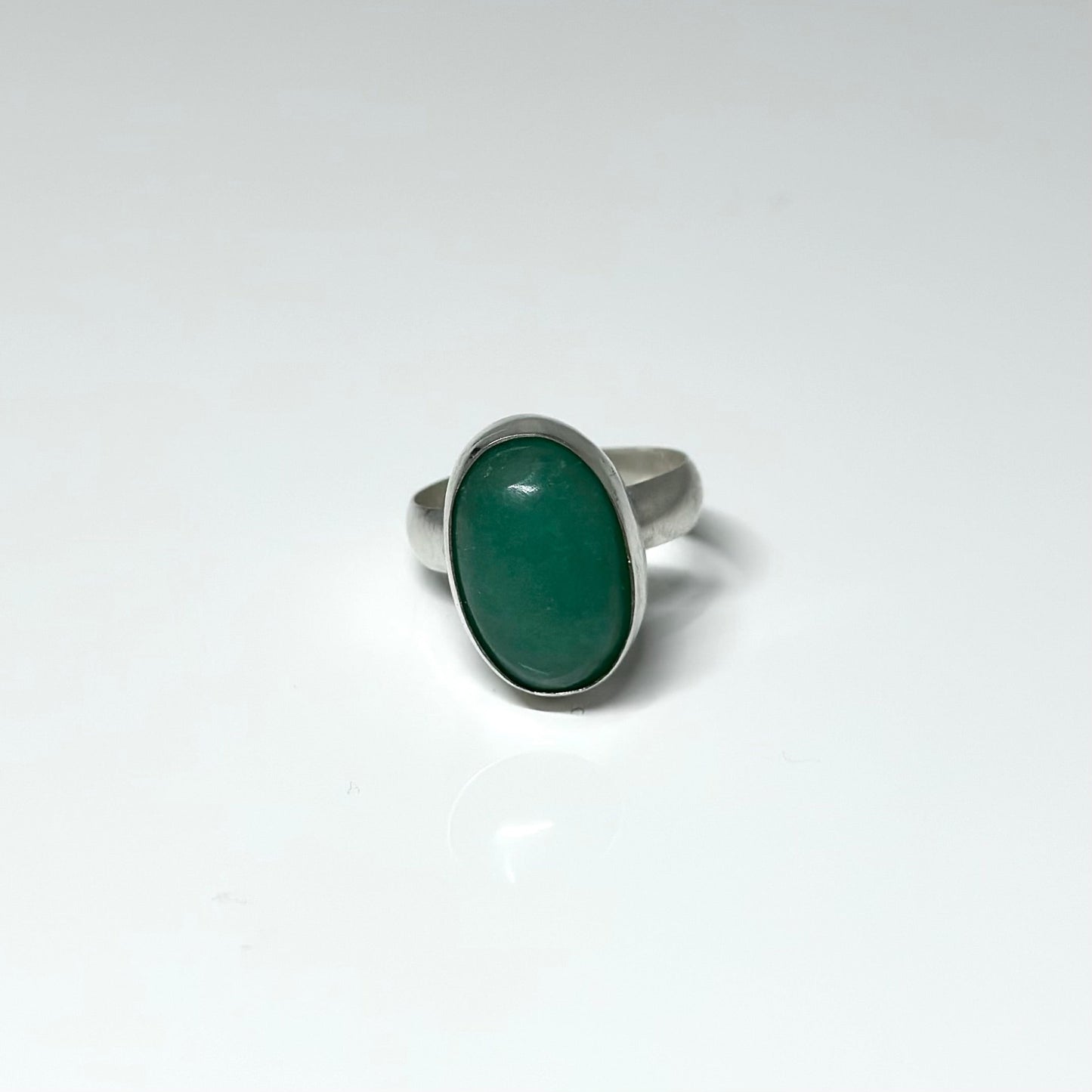 Green Chalcedony Ring