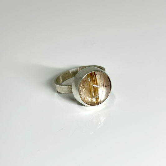 Rutilated Quartz Ring #2