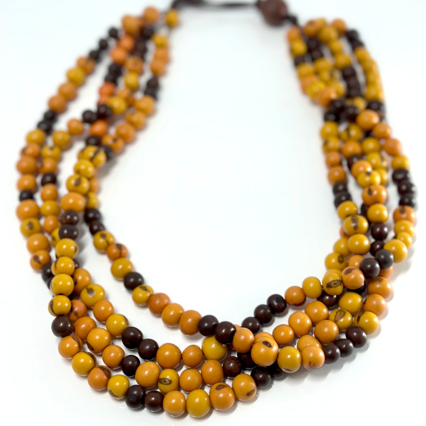 Orange - 4 strands Açai Necklace