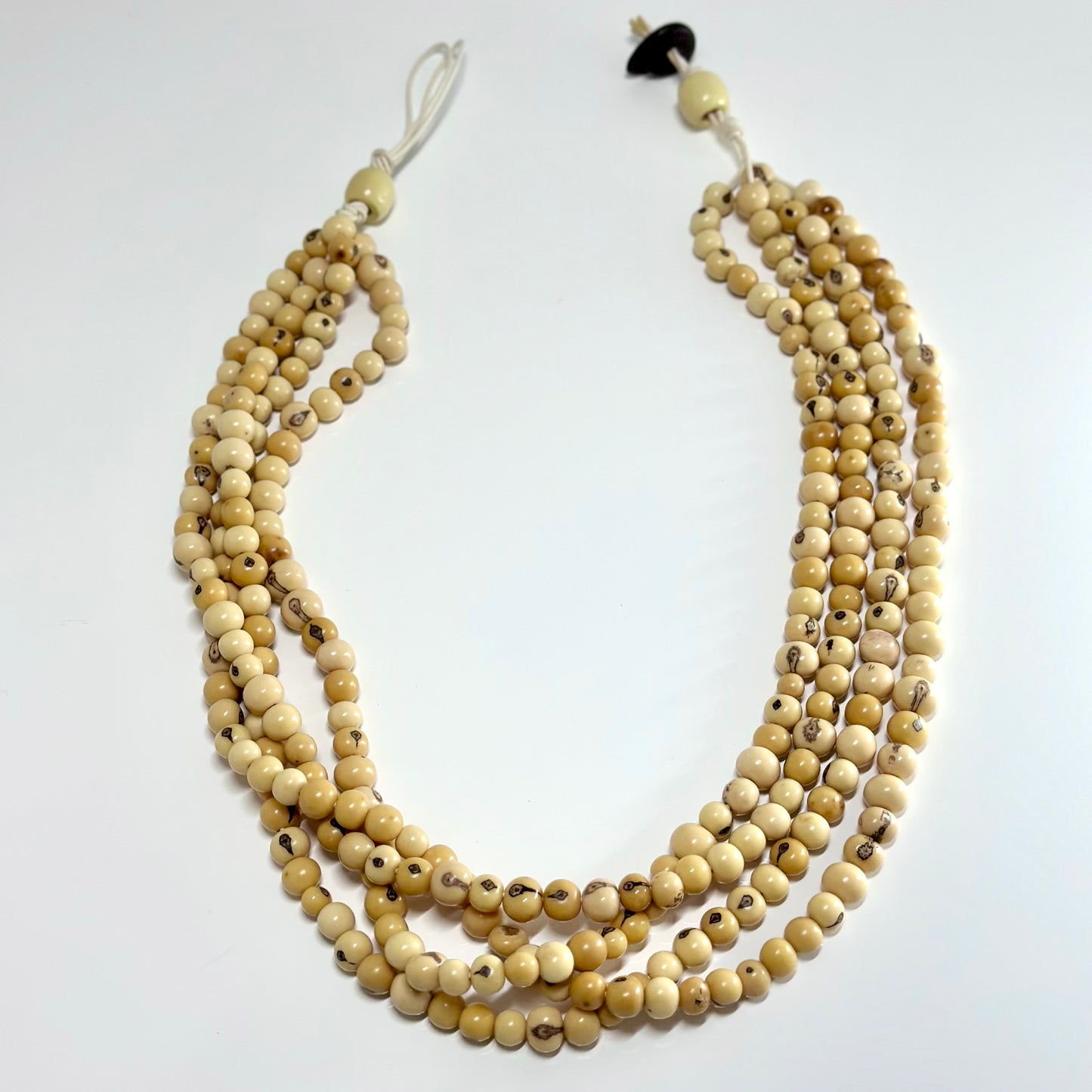 Off White - 4 strands Açai Necklace