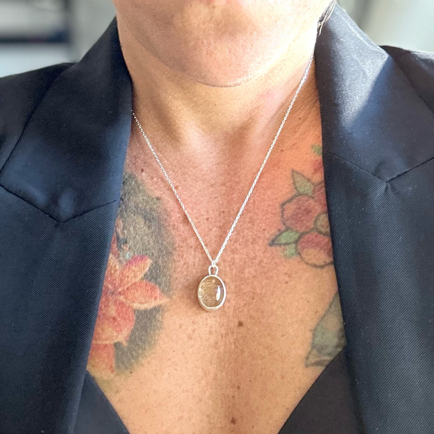 Rutilated Quartz Necklace