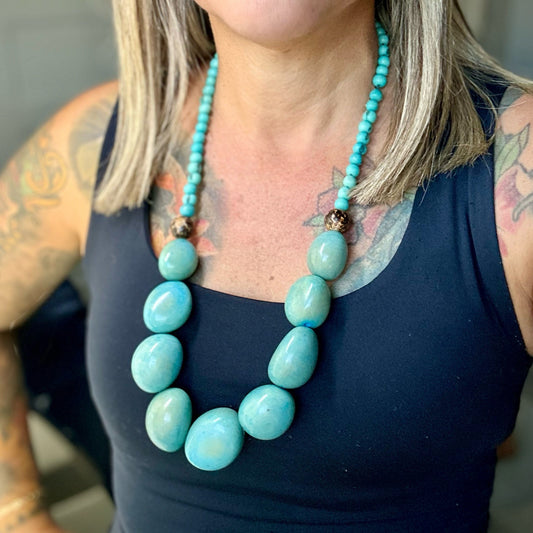 Blue Jarina Necklace