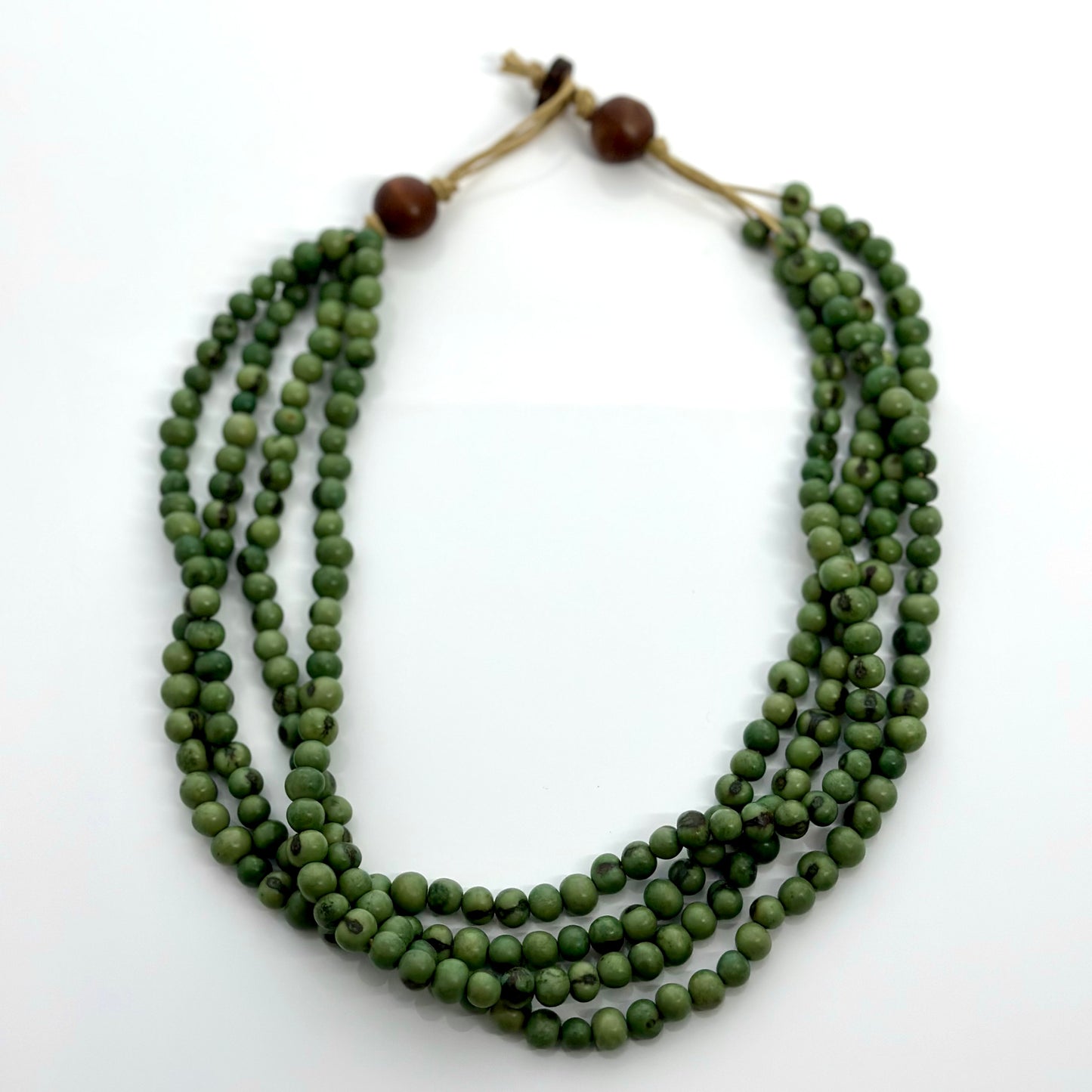 Green  - 4 strands Açai Necklace