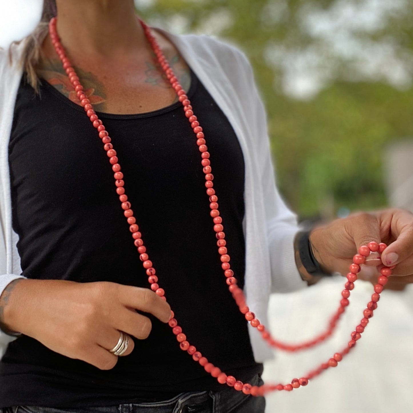 Pink - Single Açai Necklace