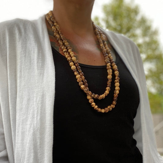 Natural Color - Single Açai Necklace