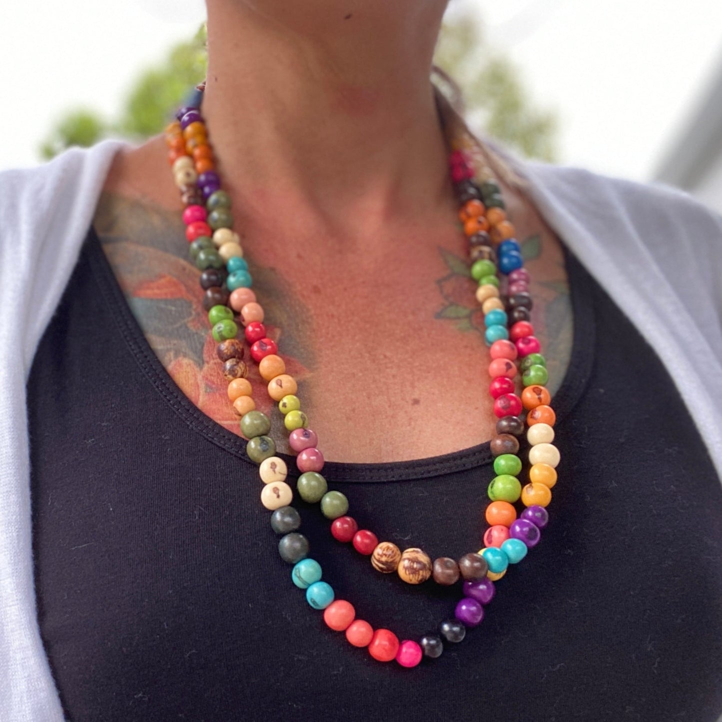 Multi Colors - Single Açai Necklace