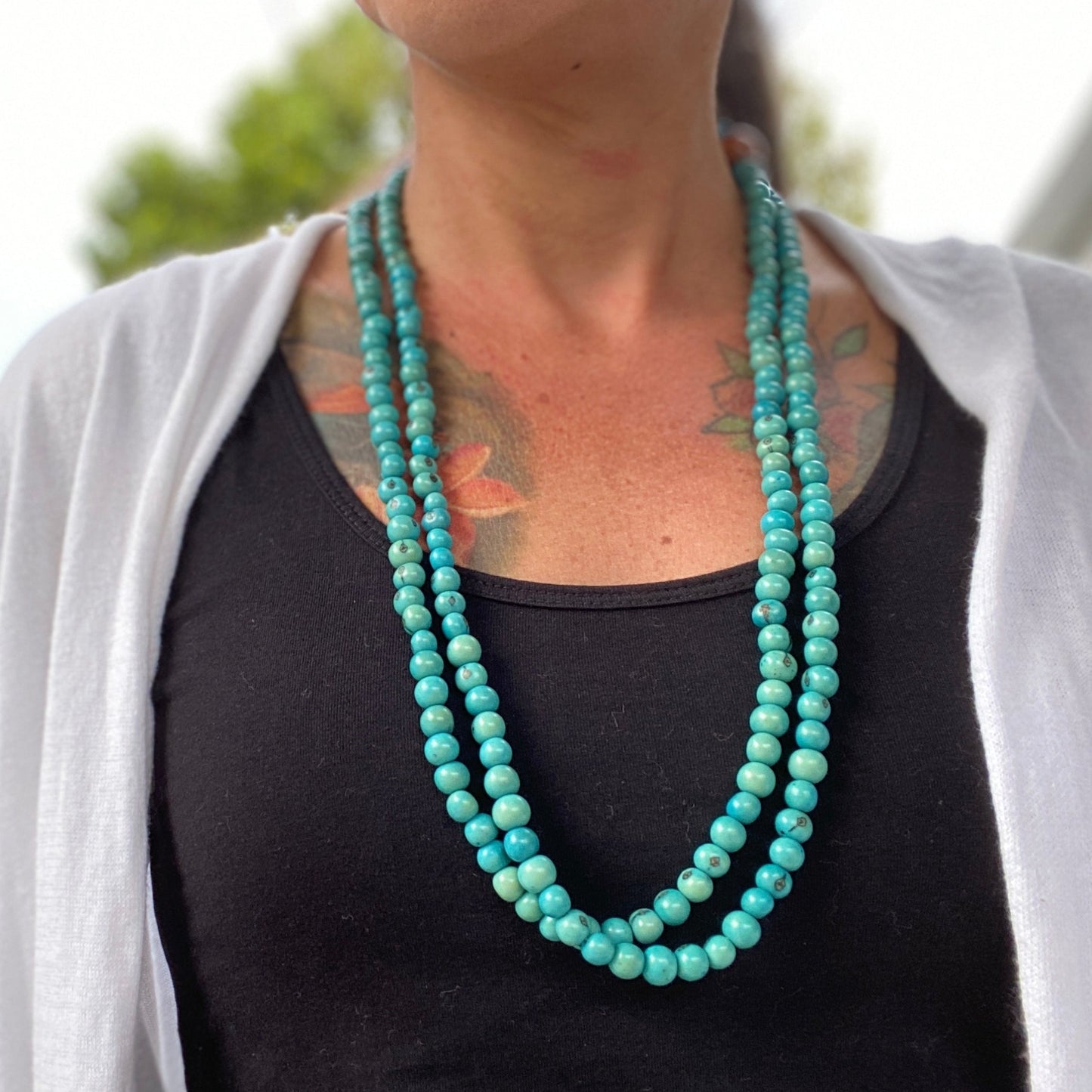 Blue - Single Açai Necklace