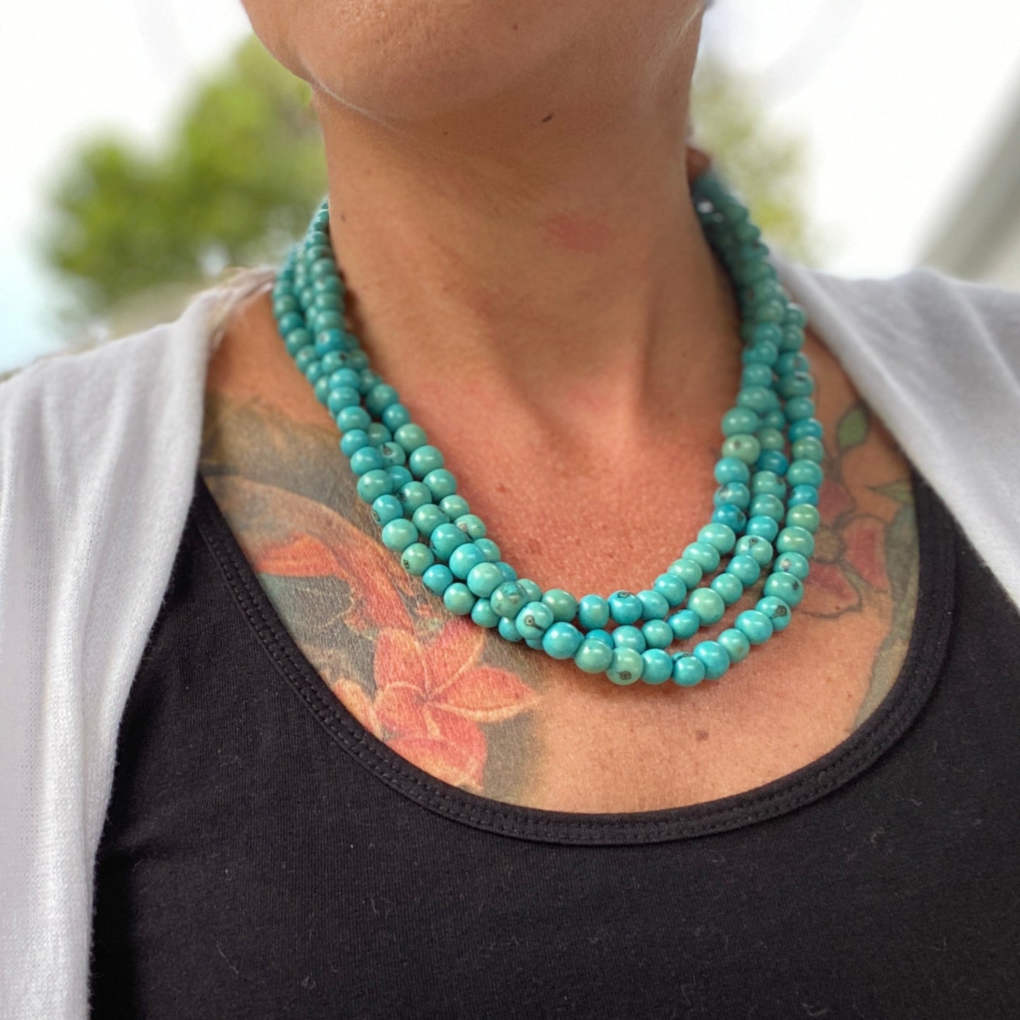 Blue - Single Açai Necklace