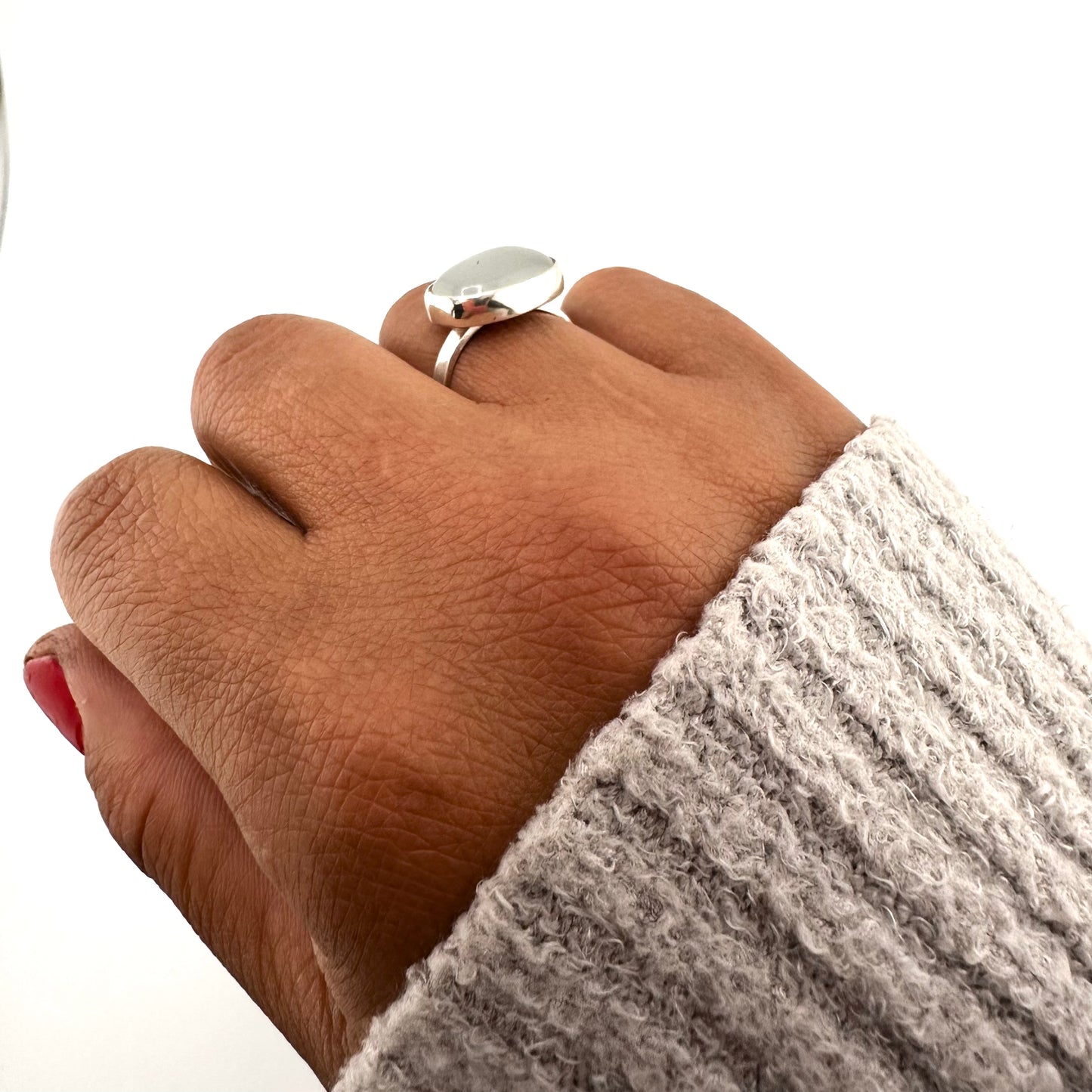 White Quartz Ring