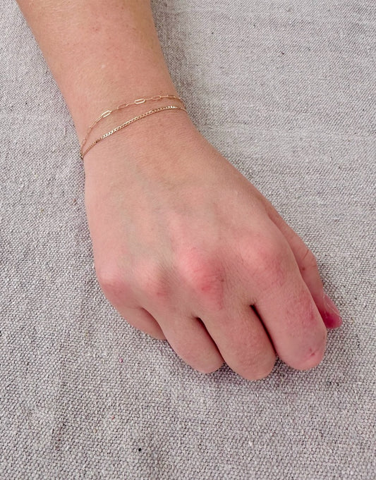closed up of a permanent bracelet
