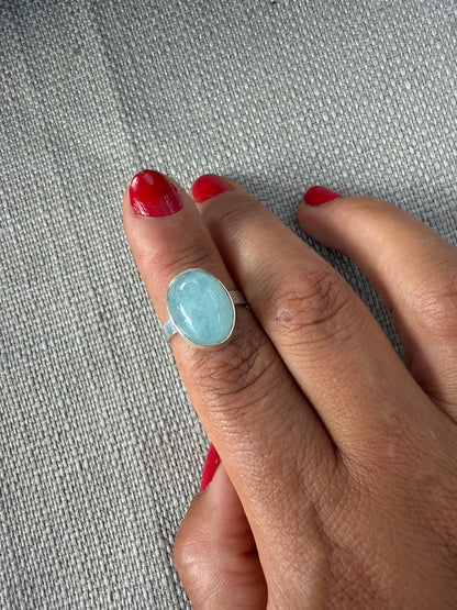 Aquamarine Ring - Oval