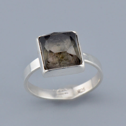Square Tourmaline Rings
