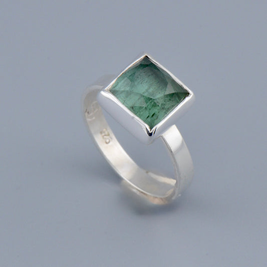 Square Tourmaline Rings