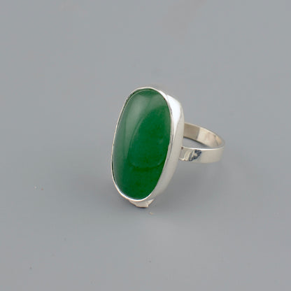 Green quartz Ring