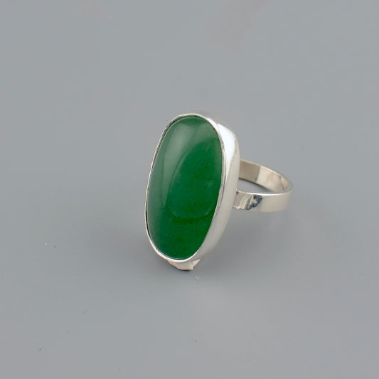 Green quartz Ring