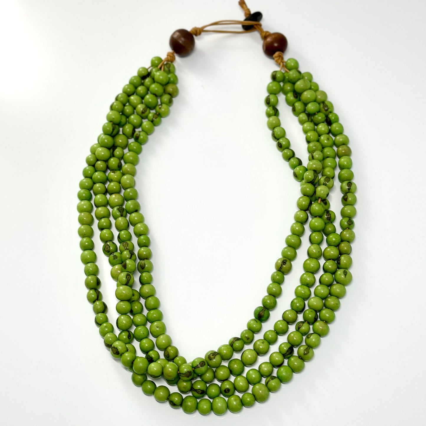 Green  - 4 strands Açai Necklace