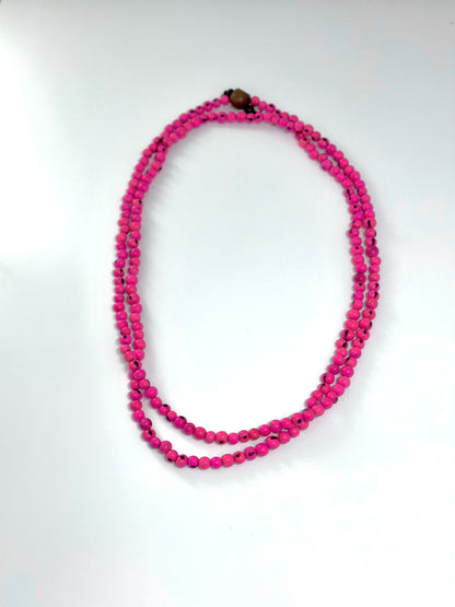 Hot Pink - Single Açai Necklace
