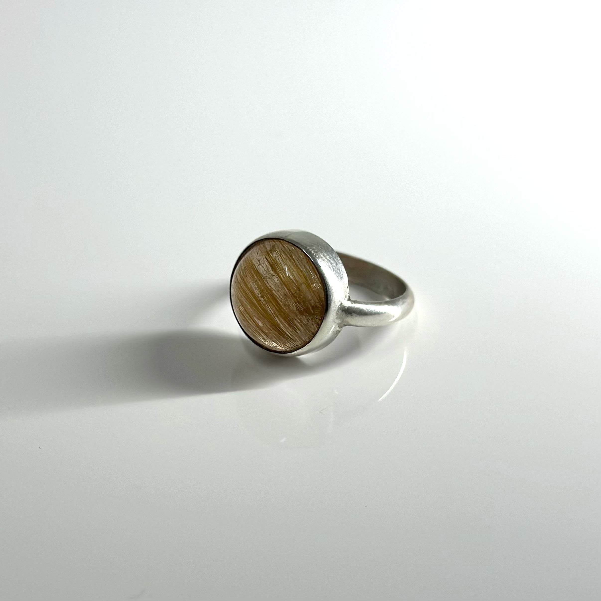 Handcrafted, Rutilated outlet Quartz Ring