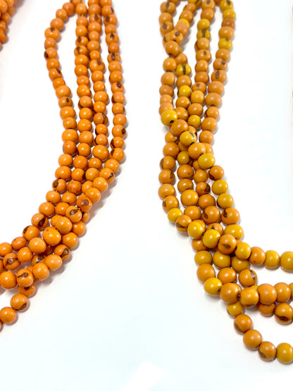 Orange - 4 strands Açai Necklace