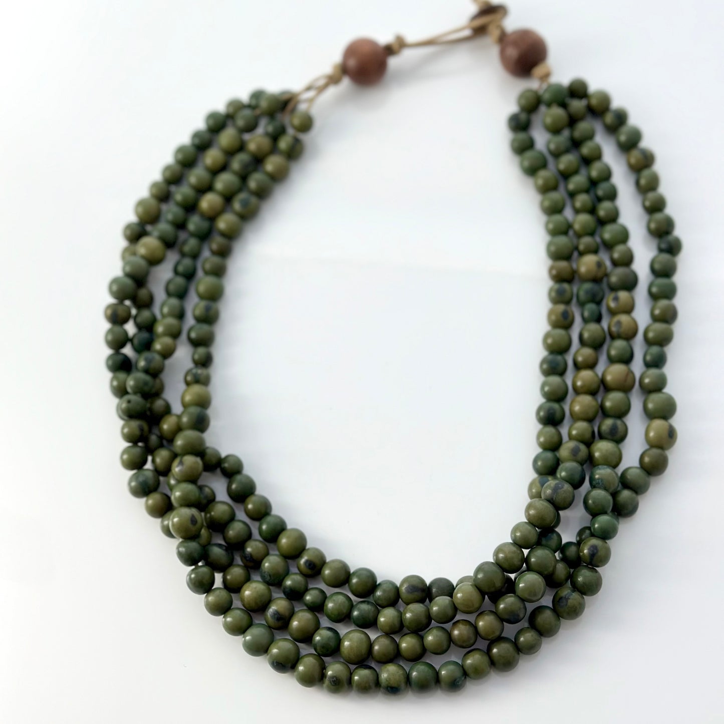 Green  - 4 strands Açai Necklace