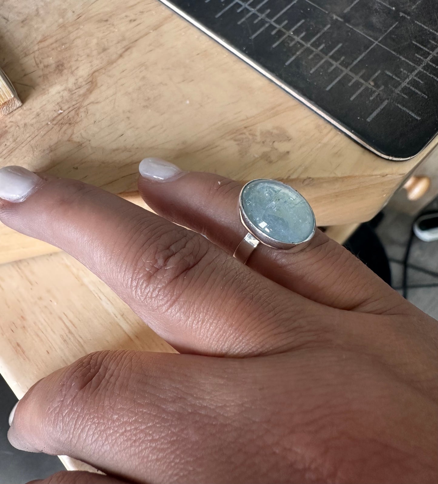 Aquamarine Ring - to Swathi