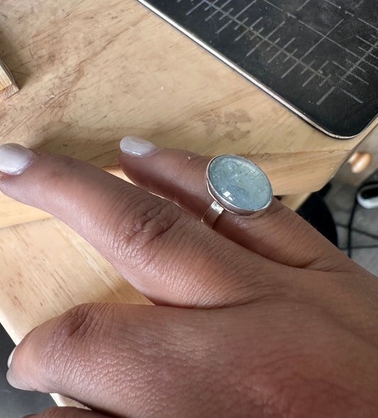 Aquamarine Ring - to Swathi
