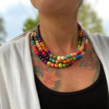 Multi Colors - Single Açai Necklace