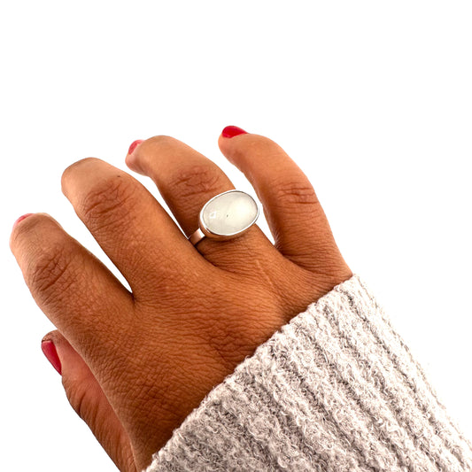 White Quartz Ring